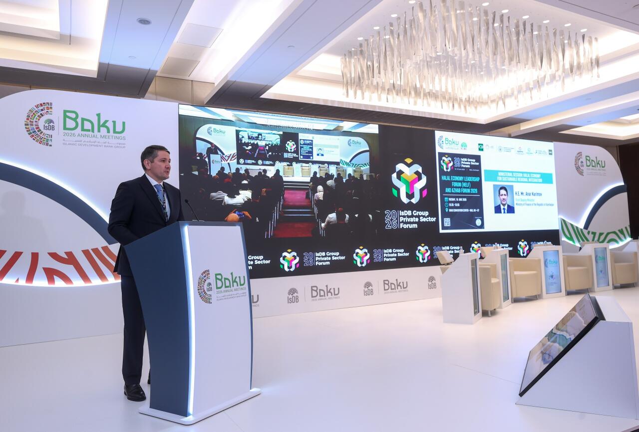 Bakıda keçirilən İslam İnkişaf Bankı Qrupunun 51-ci İllik Toplantıları çərçivəsində HELF Forum və AZHAB Forum keçirilib