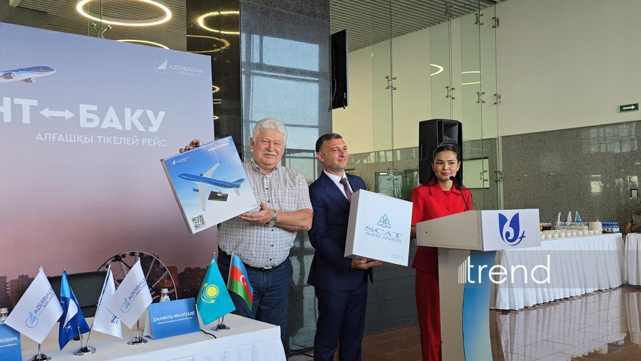 AZAL выполнил первый рейс в из Баку в Шымкент