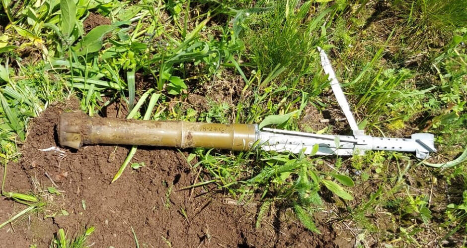 Şahbuzda tank əleyhinə qumbaraatanın idarəetmə mühərriki aşkarlanıb