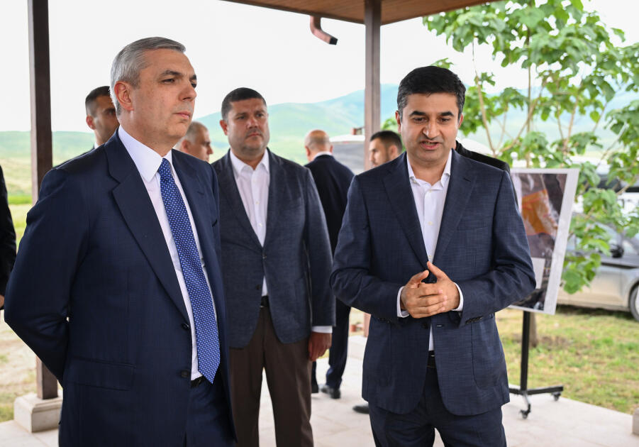 Xocalıda salınmış intensiv bağçılıq təsərrüfatları ilə tanışlıq