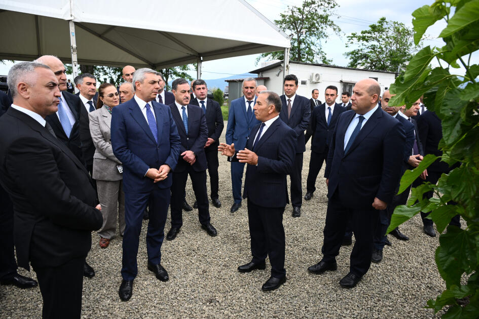 Xocalının Daşbulaq kəndində baramaçılığın inkişafı üçün yaradılmış infrastruktura baxış keçirilib