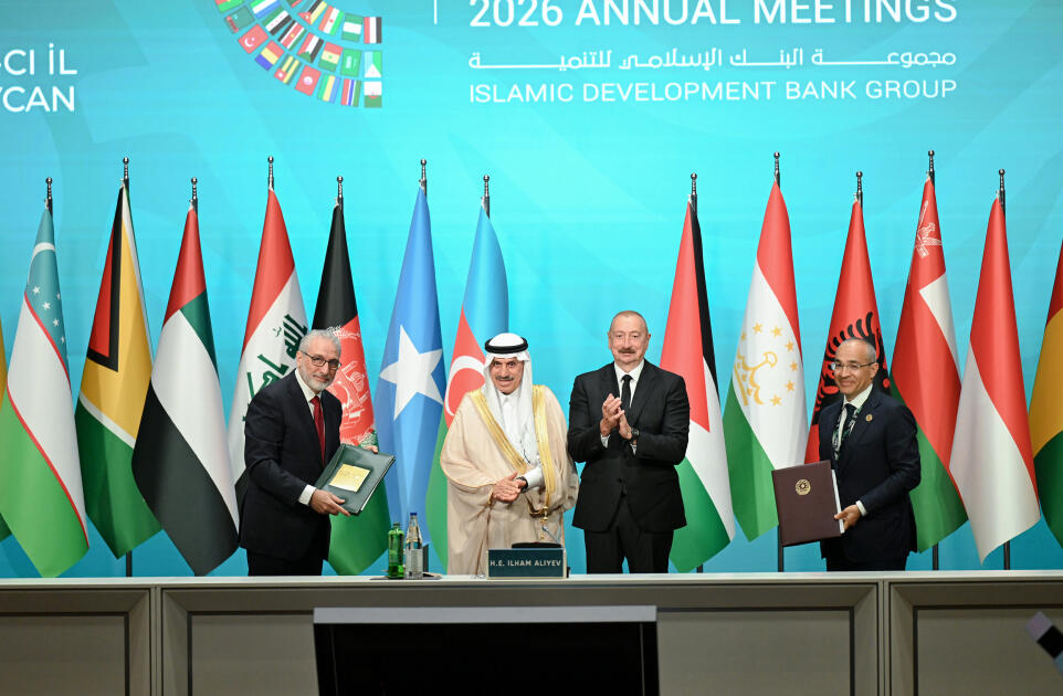 Prezident İlham Əliyevin iştirakı ilə Bakıda İslam İnkişaf Bankı Qrupunun 2026-cı il üzrə İllik Toplantılarının açılış mərasimi keçirilib