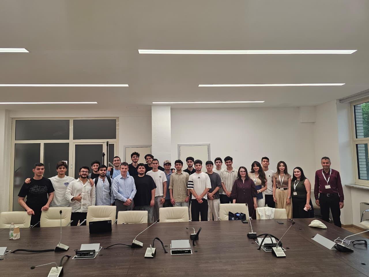 ADA Universitetinin nümayəndə heyəti İtaliyanın Turin Politexnik Universitetində işgüzar səfərdə olub