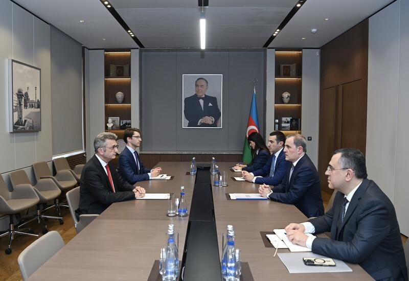 Ceyhun Bayramov Ralf Horlemannı qəbul edib