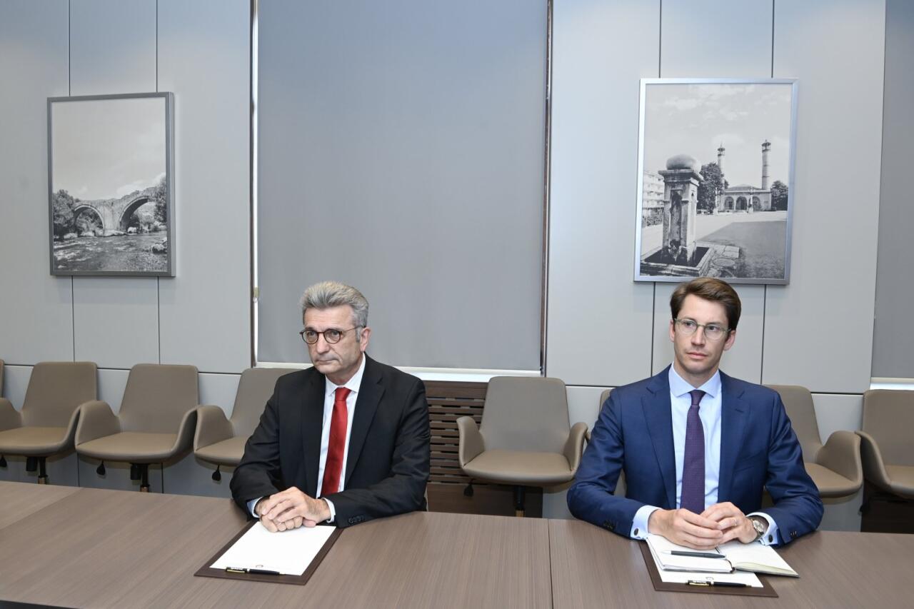 Ceyhun Bayramov Ralf Horlemannı qəbul edib
