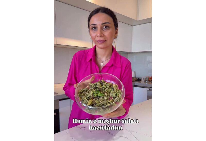 Баклажановый салат с грецкими орехами