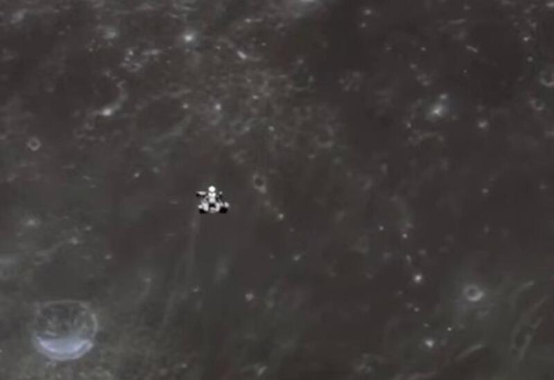 Кадры подъема лунного модуля "Аполлон-17"