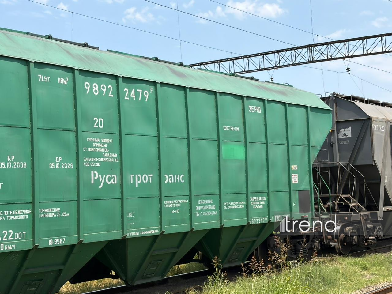 Azərbaycan tranziti ilə Ermənistana 30 min tondan çox taxıl göndərilib