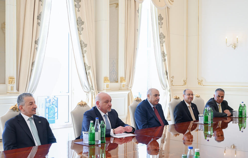 Prezident İlham Əliyev İordaniya Haşimilər Krallığı Nümayəndələr Palatasının nümayəndə heyətini qəbul edib