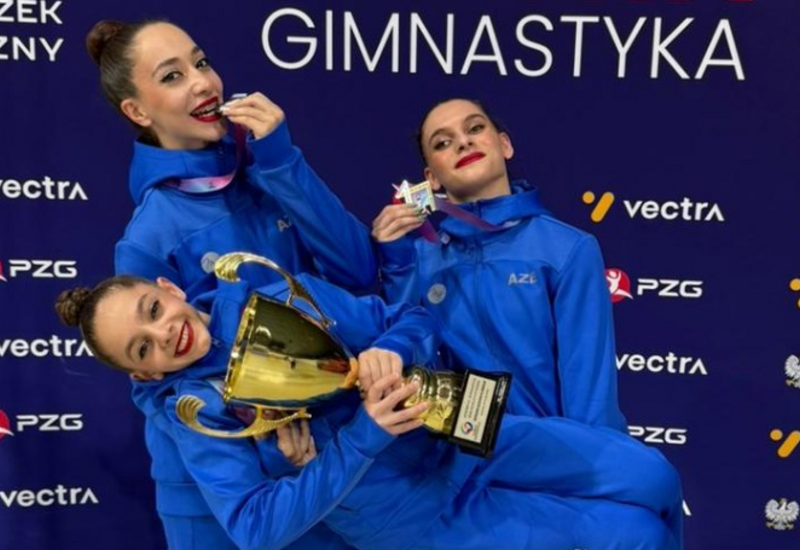 Азербайджанские акробаты стали победителями серии Кубка мира
