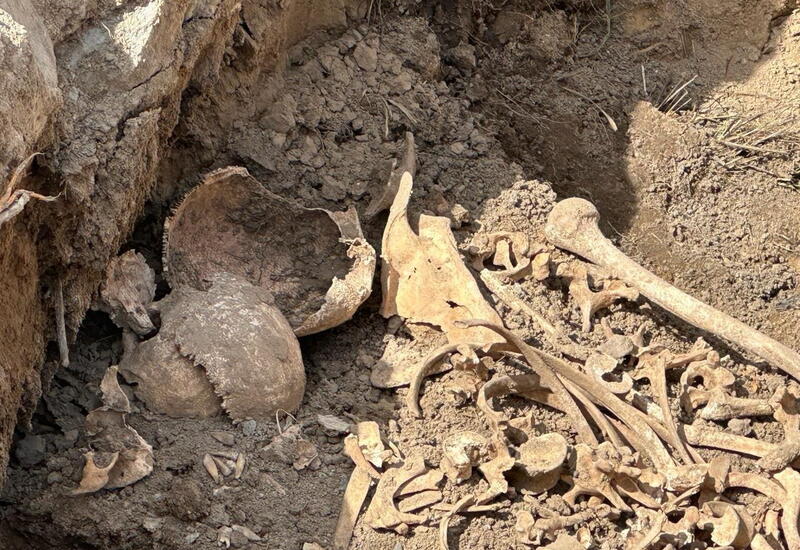 Ağdamda insan skeletinə bənzər qalıqlar aşkarlanıb