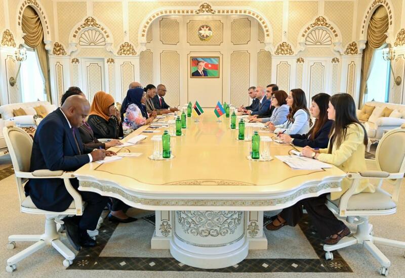 Sahibə Qafarova Mozambik Respublika Assambleyasının sədri ilə görüşüb