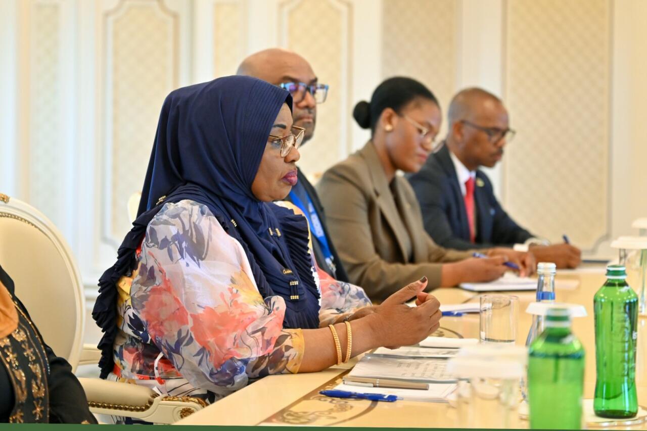 Sahibə Qafarova Mozambik Respublika Assambleyasının sədri ilə görüşüb