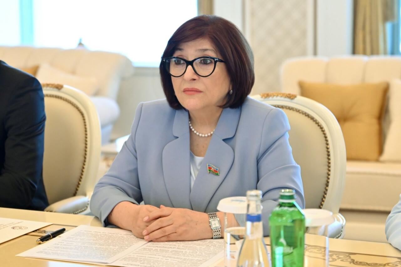 Sahibə Qafarova Mozambik Respublika Assambleyasının sədri ilə görüşüb
