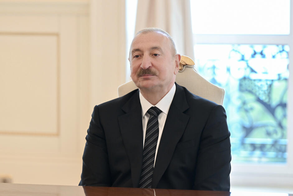 Президент Ильхам Алиев принял делегацию во главе с председателем Великого нацсобрания Турции