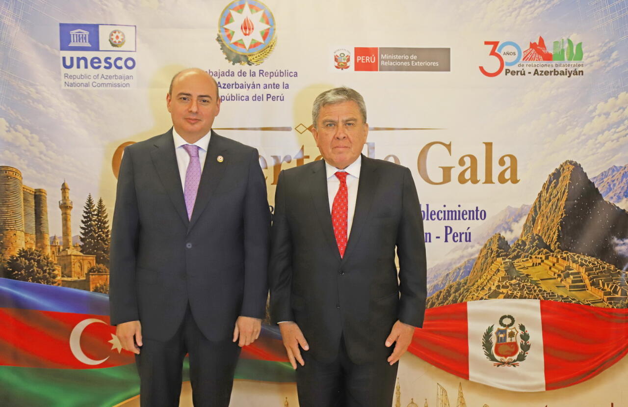 Limada Azərbaycan–Peru diplomatik əlaqələrinin 30 illiyinə həsr olunmuş təntənəli konsert keçirilib