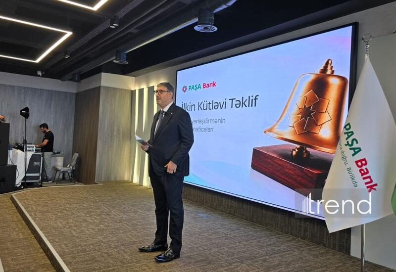 "PAŞA Bank" IPO-suna 66,3 milyon manatlıq sifariş daxil olub