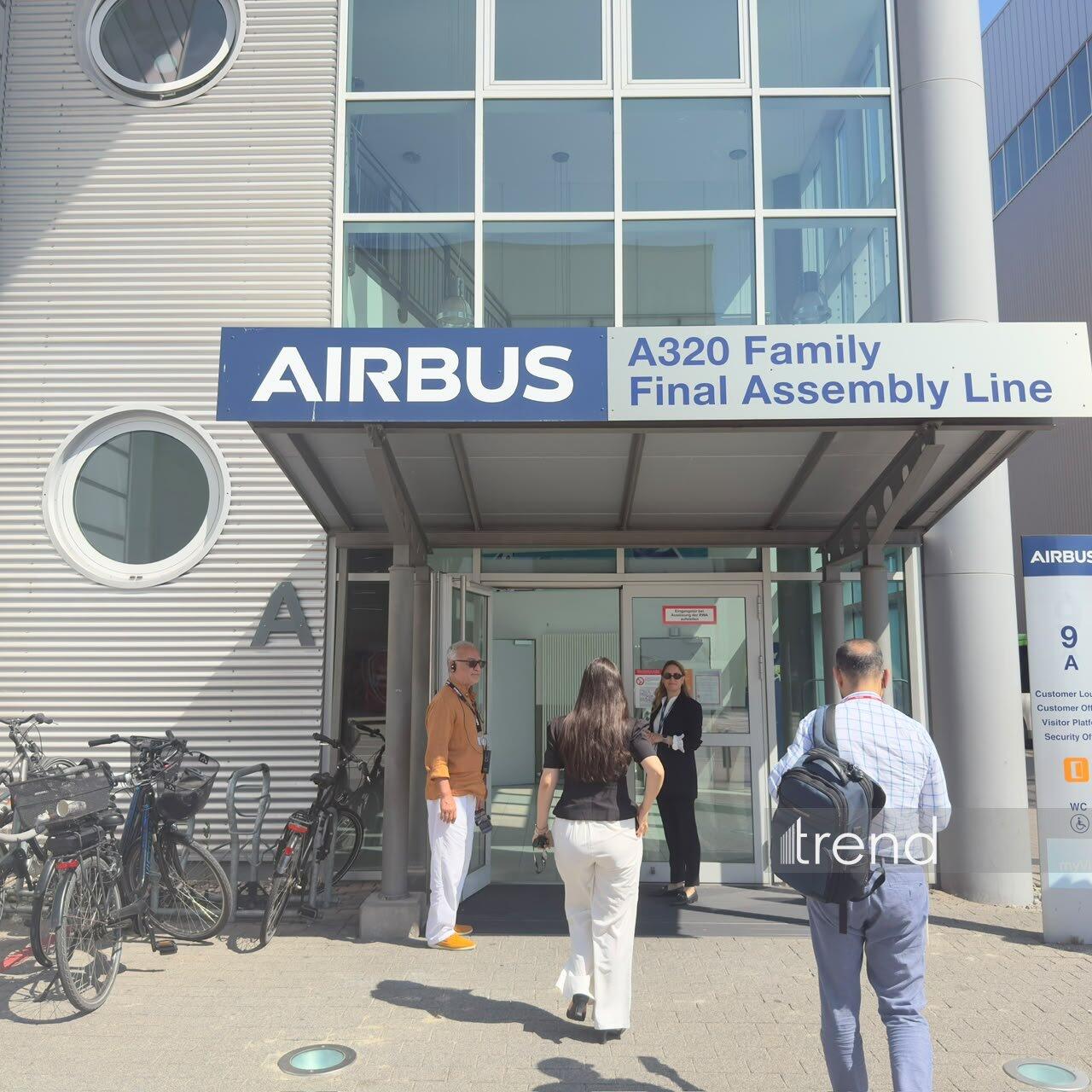 Азербайджанские журналисты посетили завод Airbus в Гамбурге