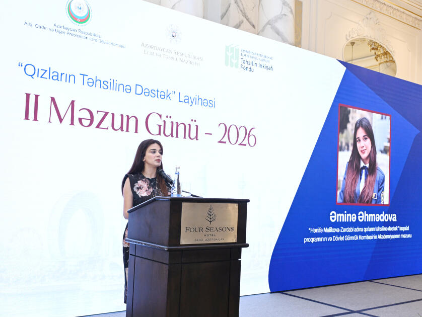Heydər Əliyev Fondunun vitse-prezidenti Leyla Əliyeva “Qızların təhsilinə dəstək” layihəsinin II Məzun Günündə iştirak edib