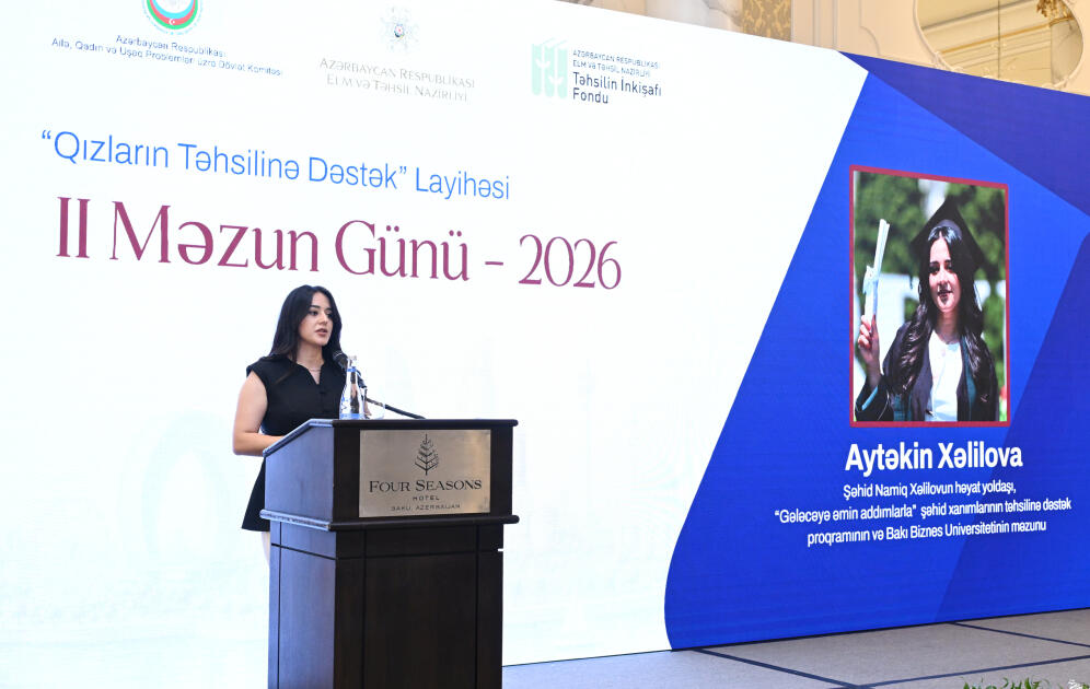 Heydər Əliyev Fondunun vitse-prezidenti Leyla Əliyeva “Qızların təhsilinə dəstək” layihəsinin II Məzun Günündə iştirak edib