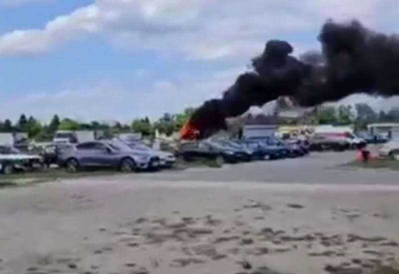 В Варшаве рухнул самолет