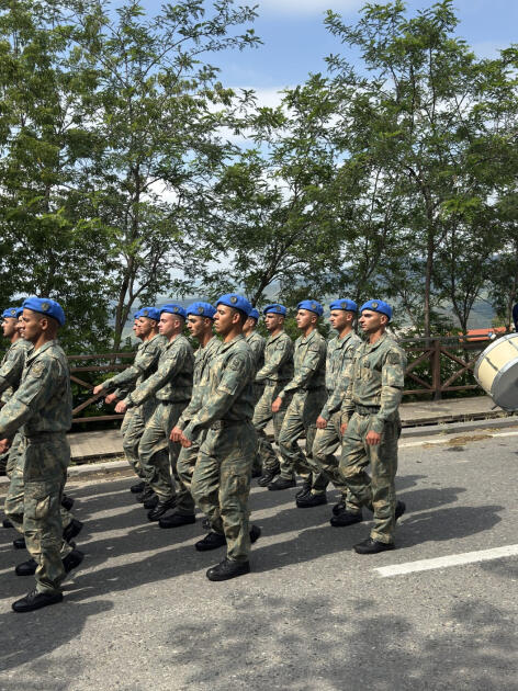 В Лачине состоялось шествие военнослужащих