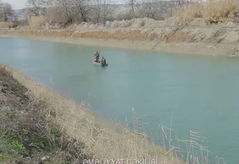 İsmayıllıda kanalda batan 23 yaşlı gəncin meyiti tapıldı