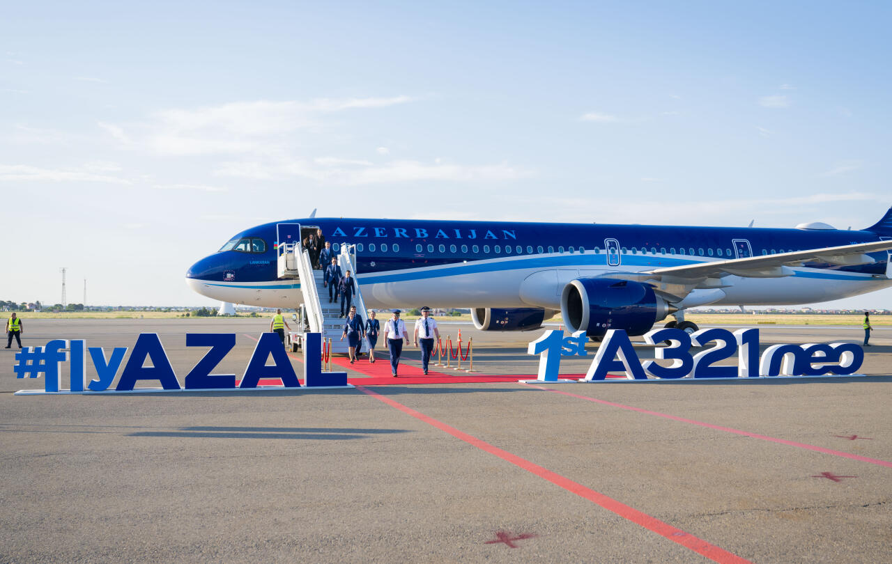 AZAL пополнил свой авиапарк первым Airbus A321neo нового поколения