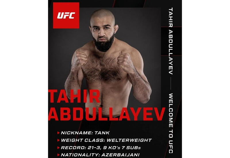 UFC: Tahir Abdullayev braziliyalı rəqibini məğlub edib
