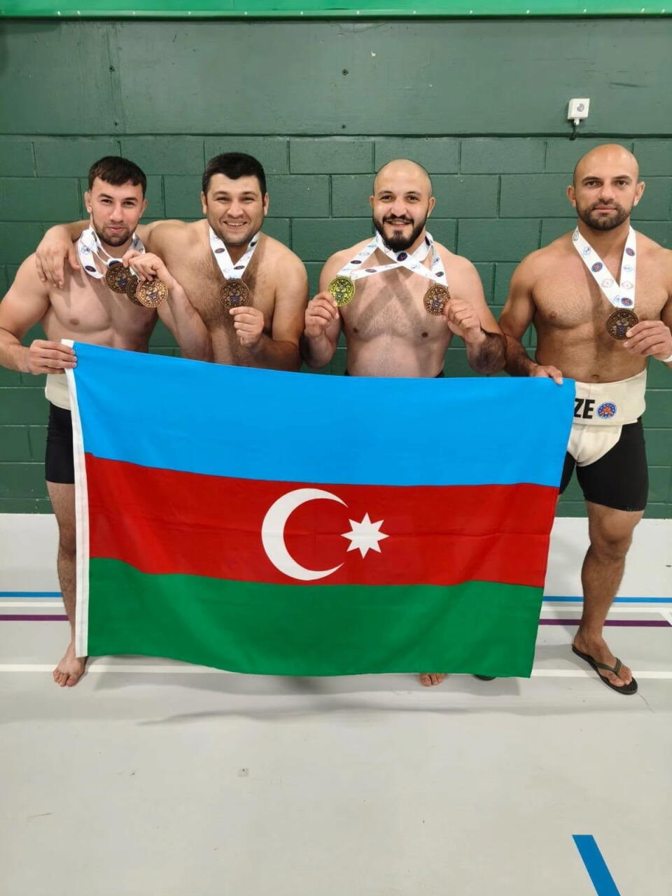 Азербайджанский сумоист стал чемпионом Европы