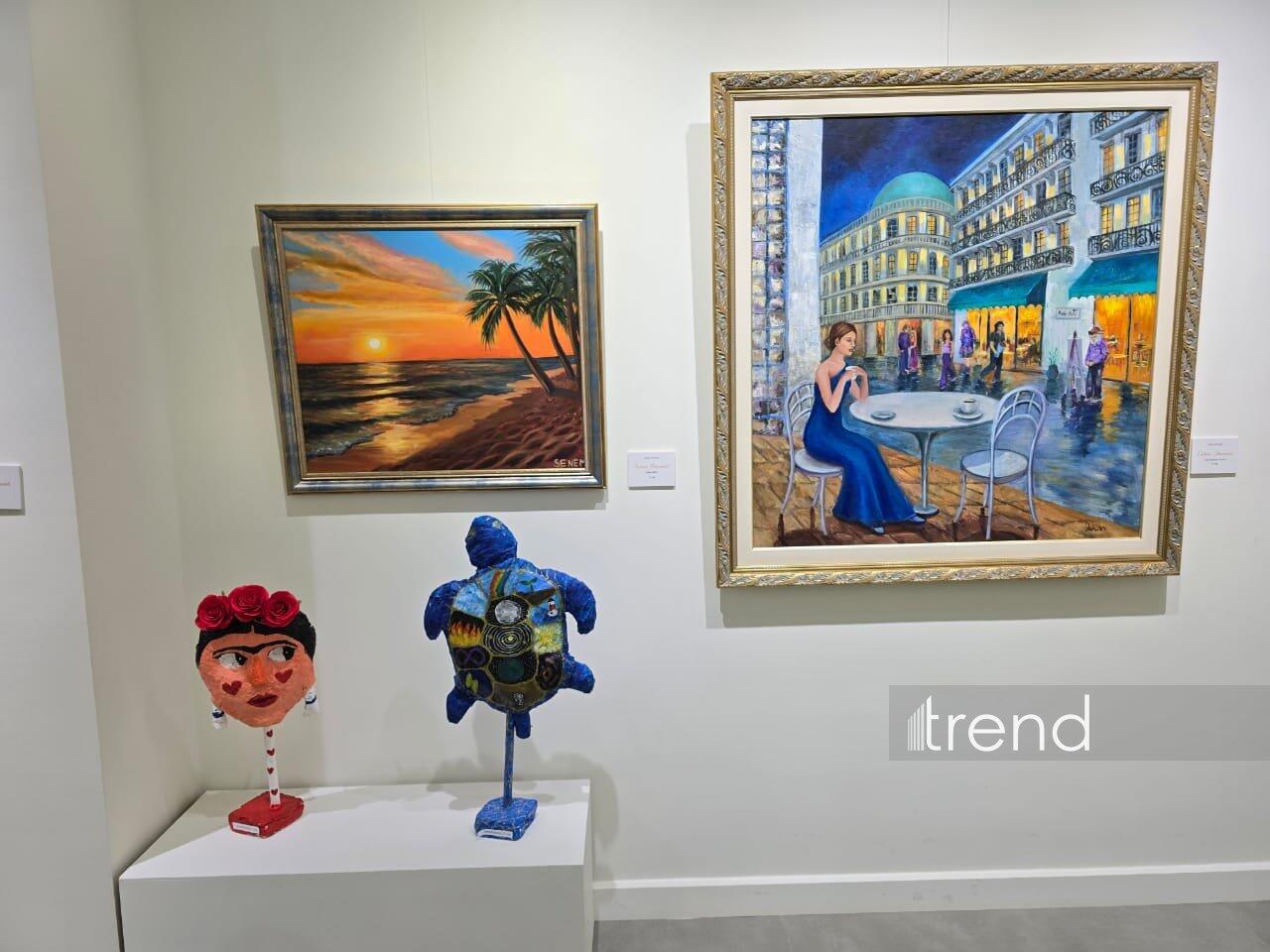 В Баку открылась красочная экспозиция Gulnar Art Studio под названием "Разные взгляды"