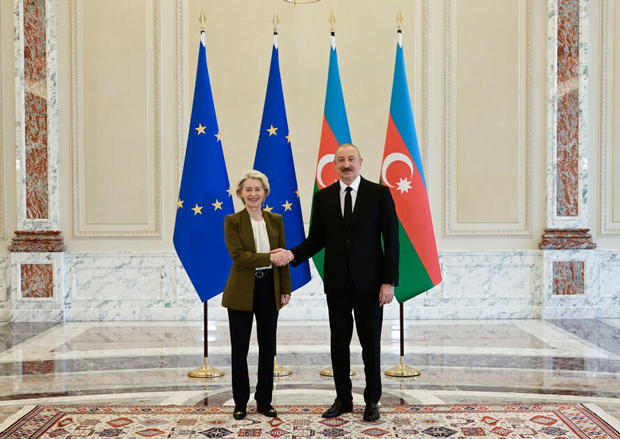 Cостоялась встреча Президента Ильхама Алиева с президентом Еврокомиссии в формате «один на один»
