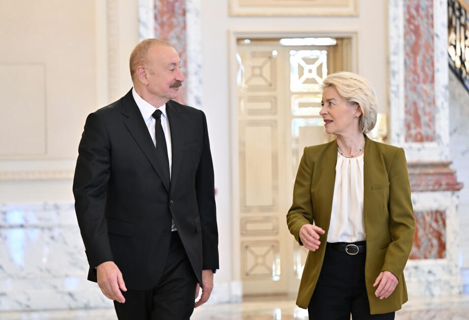 Cостоялась встреча Президента Ильхама Алиева с президентом Еврокомиссии в формате «один на один»
