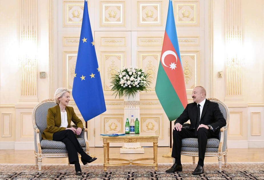 Cостоялась встреча Президента Ильхама Алиева с президентом Еврокомиссии в формате «один на один»
