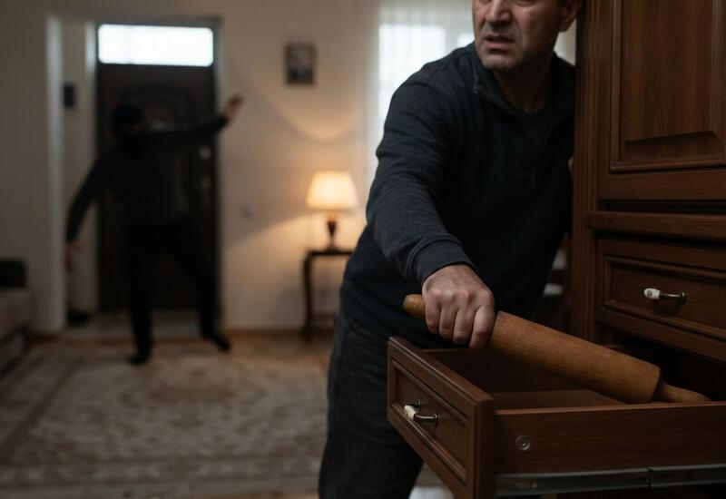 Evə girən oğruya xəsarət yetirmək