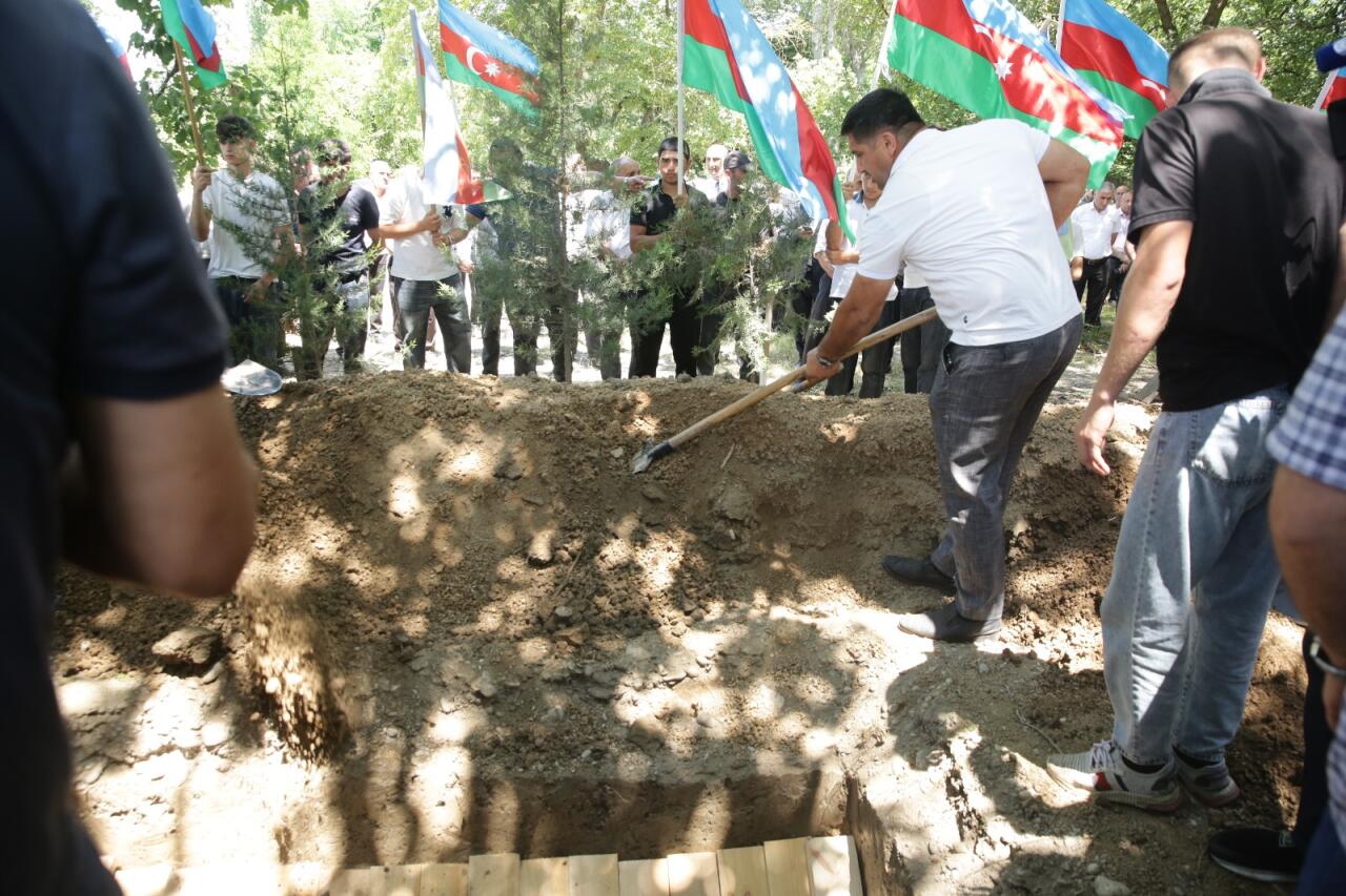 В Хачмазе захоронены останки шехида Первой Карабахской войны