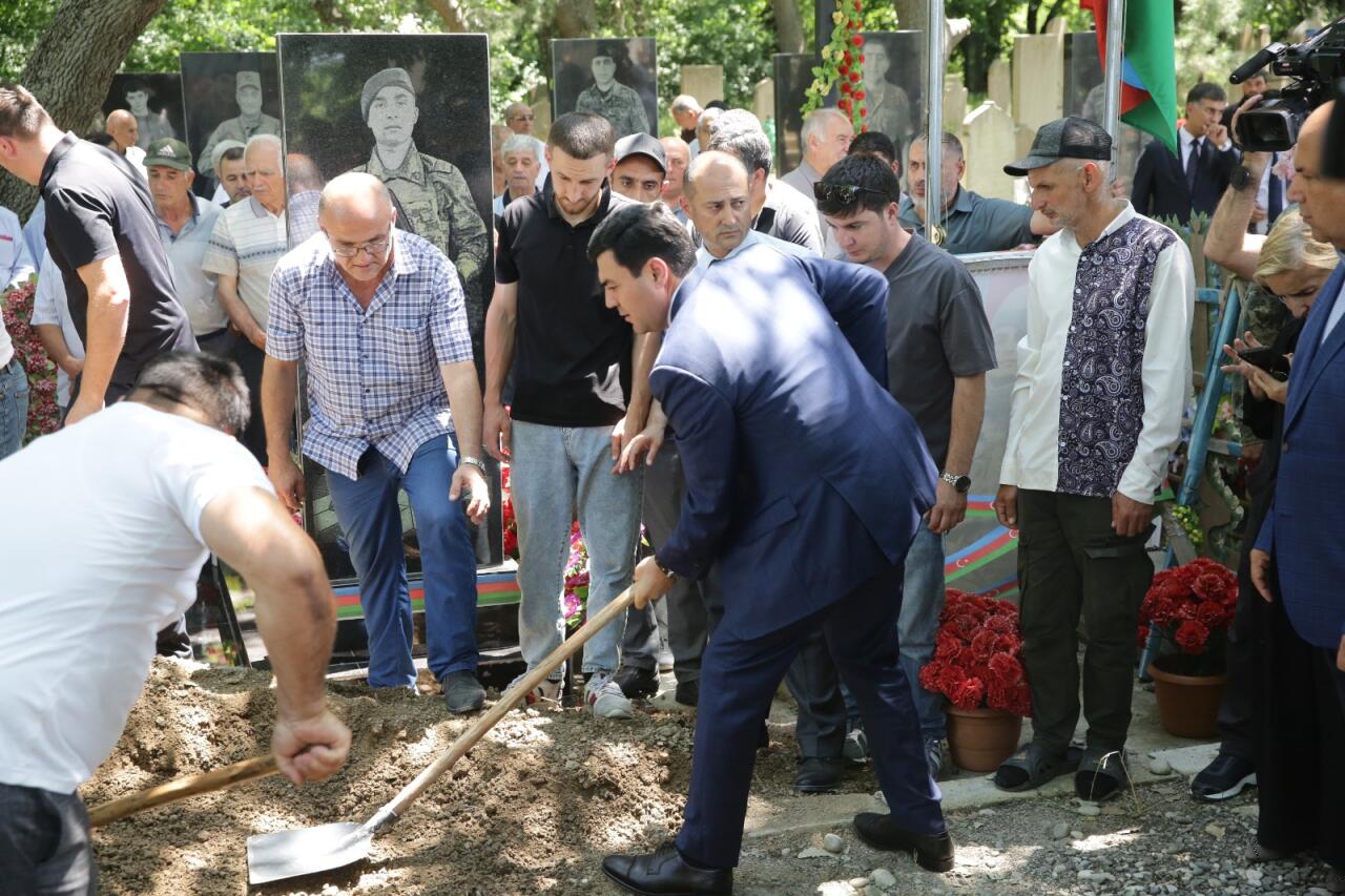 В Хачмазе захоронены останки шехида Первой Карабахской войны