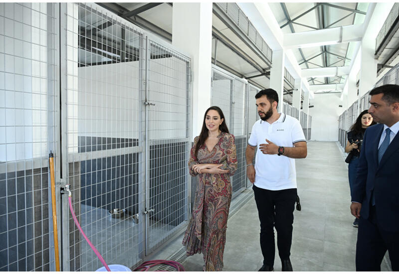 Heydər Əliyev Fondunun vitse-prezidenti Leyla Əliyeva Yevlaxda Sahibsiz Heyvanlara Qayğı Mərkəzinin regional bölməsinin açılışında iştirak edib