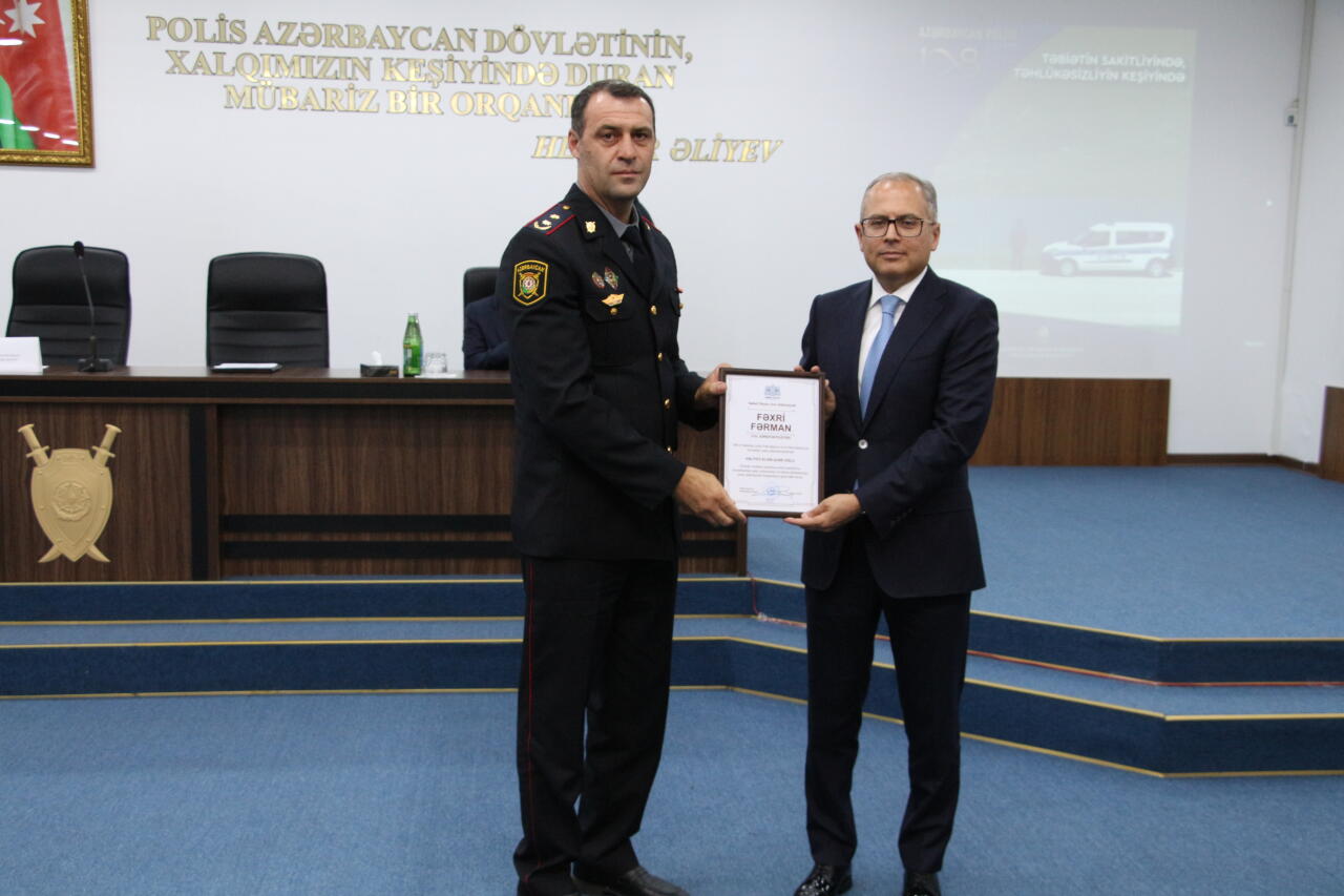 Səbaildə Azərbaycan Polisinin yaranmasının 108-ci ildönümünə həsr olunmuş tədbir keçirilib