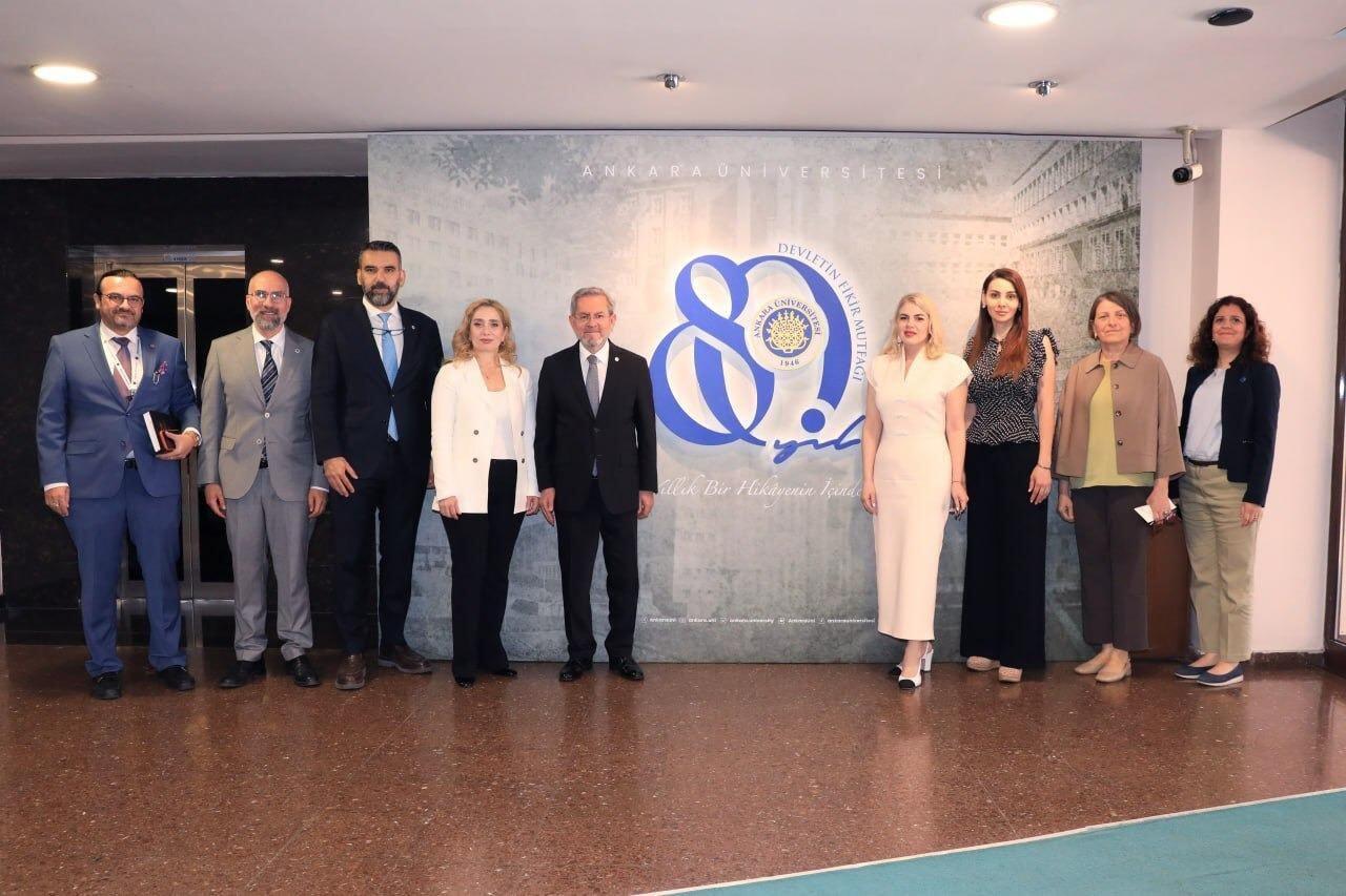 Azərbaycan Tibb Universitetinin nümayəndə heyəti Ankara Universitetində işgüzar səfərdə olub