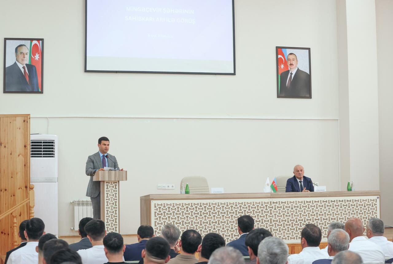 Sahibkarlarla növbəti görüş Mingəçevir şəhərində təşkil olunub