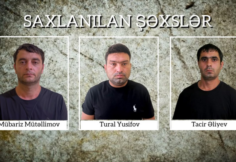 Şirvanda 34 min manatlıq naqil oğurlayan üç nəfər