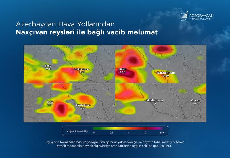 AZAL отложил ряд рейсов в Нахчыван