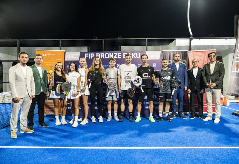 На побережье Каспия прошел международный турнир по паделу FIP Bronze Baku II