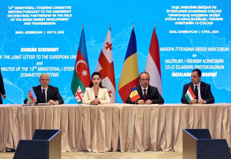 "Avropa Yaşıl Enerji Dəhlizi" layihəsi icra mərhələsinə keçib