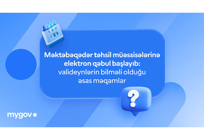 Məktəbəqədər təhsil müəssisələrinə elektron qəbul başlayıb: