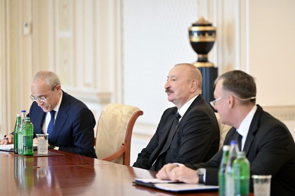 Президент Ильхам Алиев принял руководителей ряда международных организаций