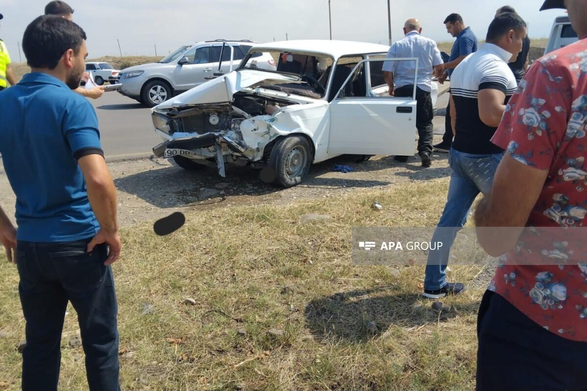 В Геранбойском районе произошло ДТП