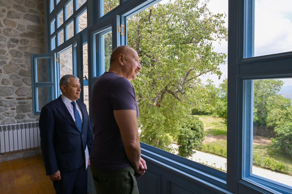 Президент Ильхам Алиев принял участие в открытии после реставрации «Дома Садыгджана» в Шуше