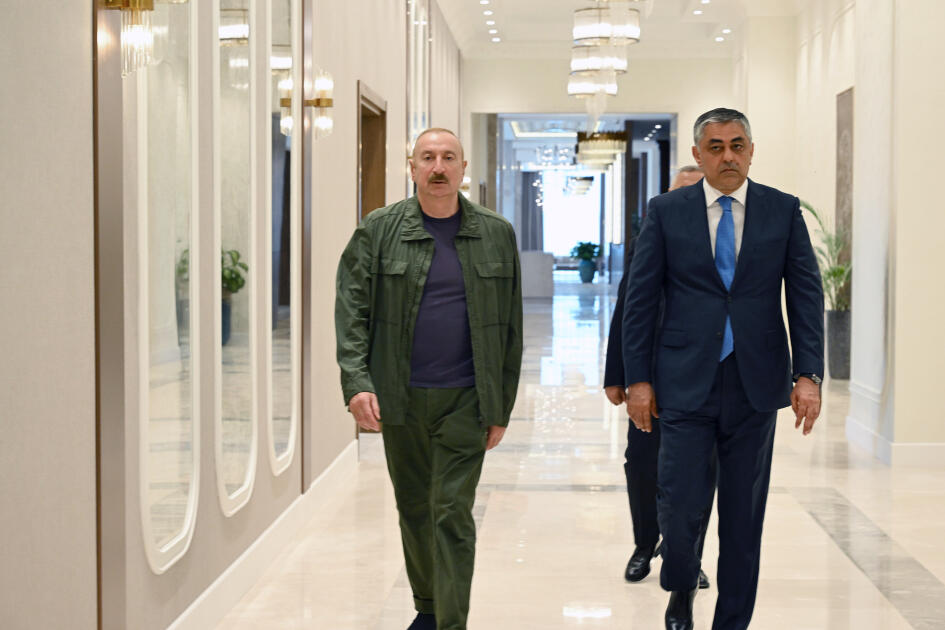 Prezident İlham Əliyev “Xankəndi” hotelinin açılışında iştirak edib